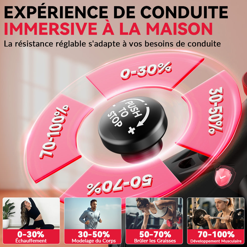 Vélo D'exercice Stationnaire (2025 Nouvelle Version)