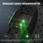 Brassard Cardio-Fréquencemètre, Bluetooth 5.0/ANT+, Étanchéité IP67