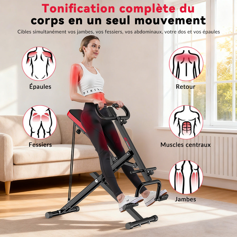 Machine à Squat Profond Pliable
