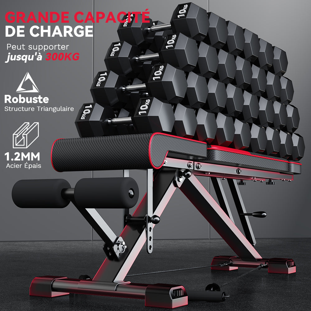 Banc de Musculation Pliable