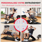 Banc de Musculation Pliable